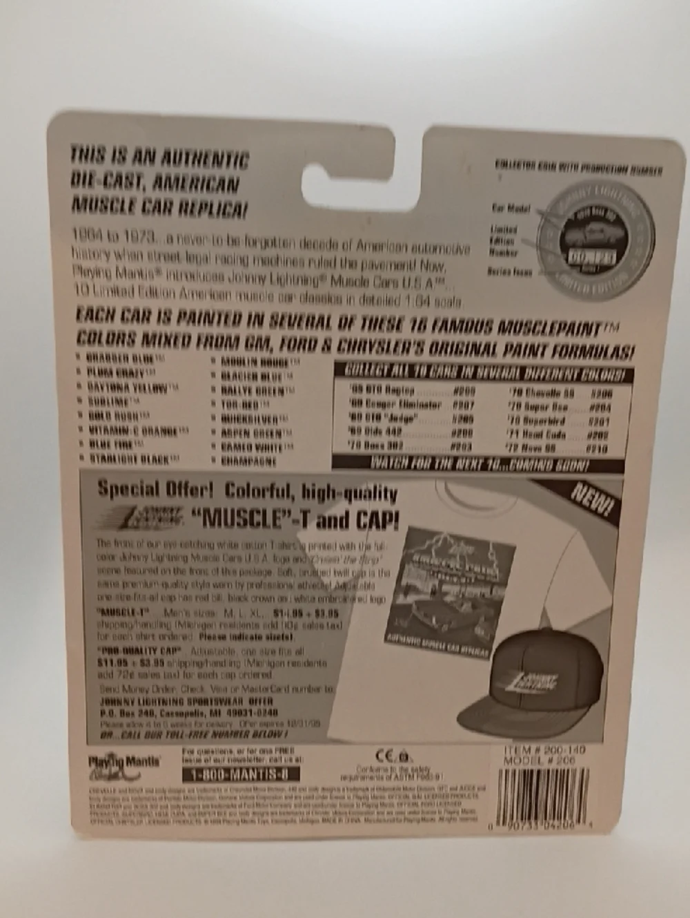 1995 Johnny Lightning Muscle Cars USA Series 4 die-cast 1970 Chevelle SS!
